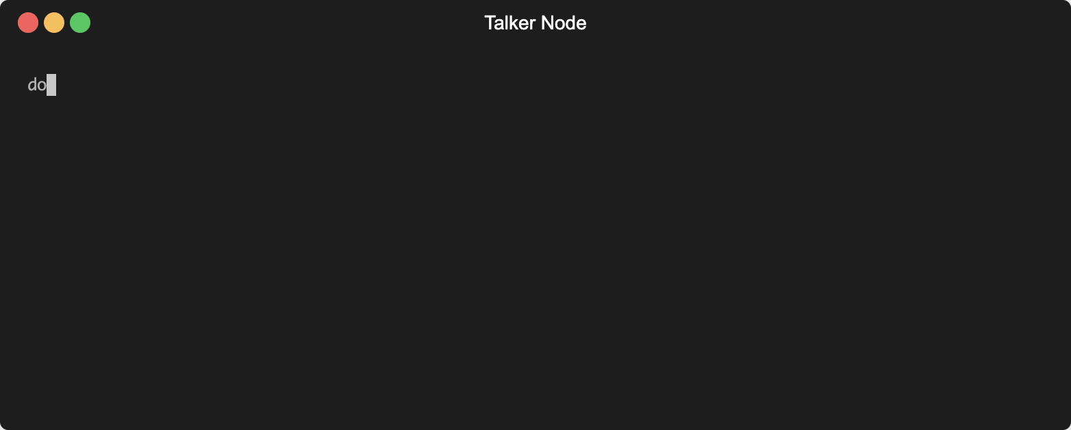 Gif showing ros2 talker node